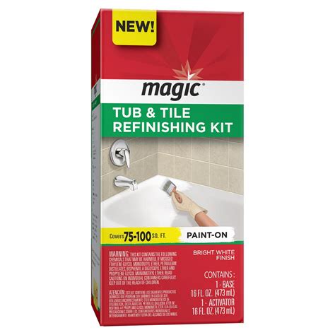 Magic tub and tile refijishing kit